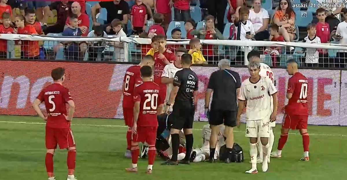 Cătălin Cîrjan s-a accidentat la Galați! Emoții pentru Dinamo, cu 3 zile înaintea derby-ului cu FCSB