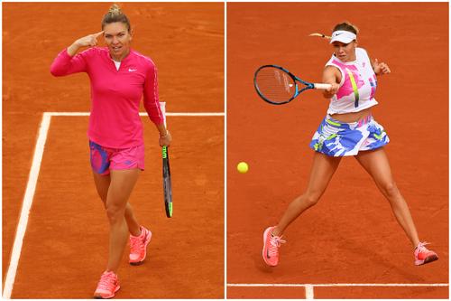 Un duel cu repetiție pentru Simona Halep pe zgura pariziană: românca o întâlnește azi pe Amanda Anisimova, 19 ani, cu gândul de a evita un deznodământ diferit de cel din 2019. Foto: Guliver/GettyImages