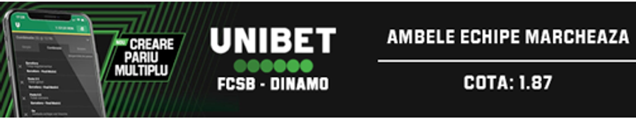 FCSB – Dinamo: cotele la pariuri si 3 pronosticuri interesante