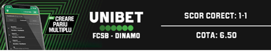 FCSB – Dinamo: cotele la pariuri si 3 pronosticuri interesante