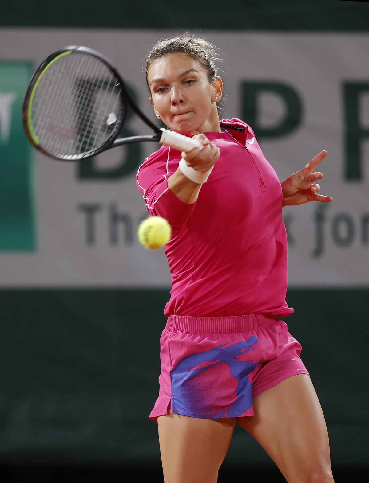 SIMONA HALEP - AMANDA ANISIMOVA, turul III la Roland Garros - 02.10.2020.