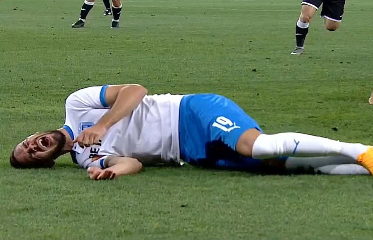 Accidentare Elvir Koljic - Craiova - Poli Iași / 2.10. 2020