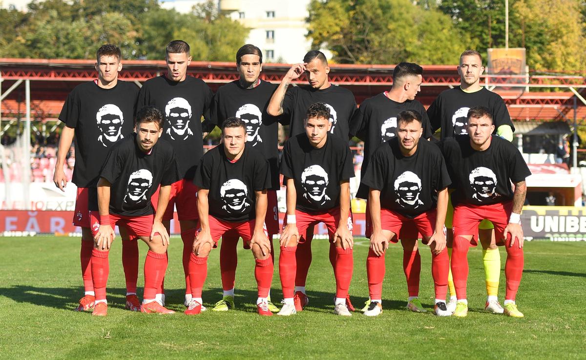 Dinamo - UTA - comemorare Cătălin Hîldan