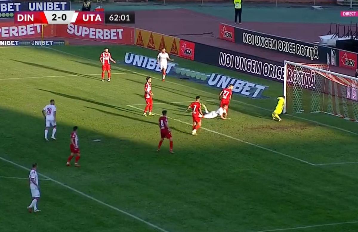 FOTO Gol UTA cu Dinamo, Miculescu