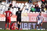 Dinamo - UTA, Batha, eliminat după ce l-a lovit pe Torje: „O prostie, dar nu e de «roșu»! Se ține de față, însă l-a lovit în gât”