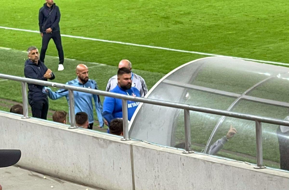 Lui Andrei Prepeliță i s-a făcut rău în prima repriză a meciului FCSB - FC Argeș