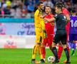 FCSB a învins-o pe FC Argeș, scor 3-2, în etapa cu numărul 12 din SuperLigă. Andreias Calcan (28 de ani), mijlocașul argeșenilor, a contestat arbitrajul brigăzii conduse de George Găman.