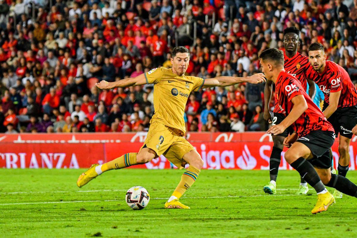 Robert Lewandowski, salvatorul Barcelonei cu un gol superb » Catalanii au urcat pe primul loc după victoria cu Mallorca
