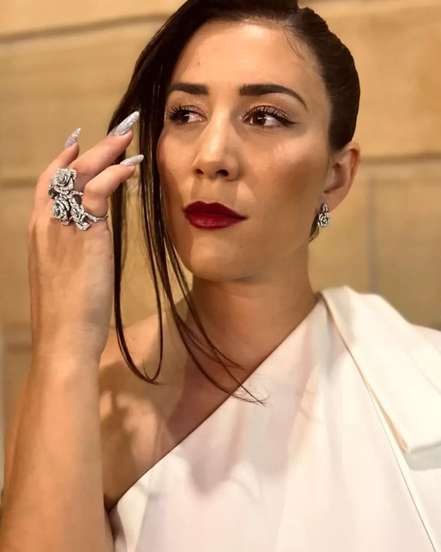 Garbine Muguruza și accesoriile Dior Foto Instagram Garbine Muguruza, apariție spectaculoasă pe covorul roșu la San Sebastian
