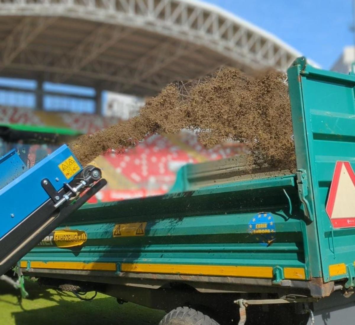 Schimbare gazon stadion UTA