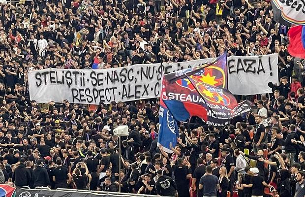 Cum l-a întâmpinat Peluza Nord pe Chipciu, după răbufnirea fotbalistului la adresa CSA Steaua: GSP a surprins întreaga scenă