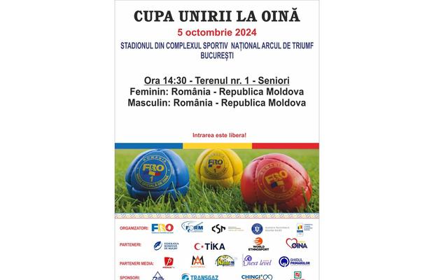 Cupa Unirii la Oină promite un spectacol total pe Stadionul Arcul de Triumf