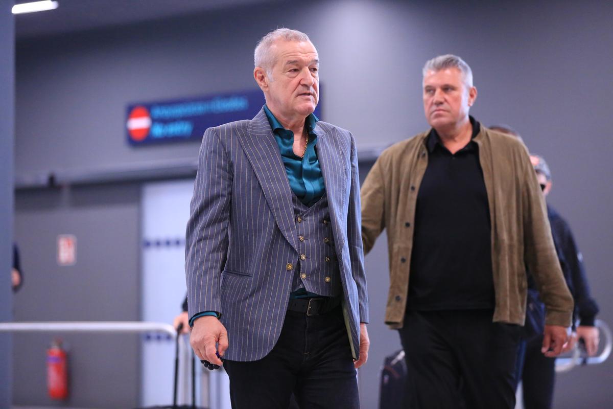 Sosire FCSB, Gigi Becali, Luțu la Salonic