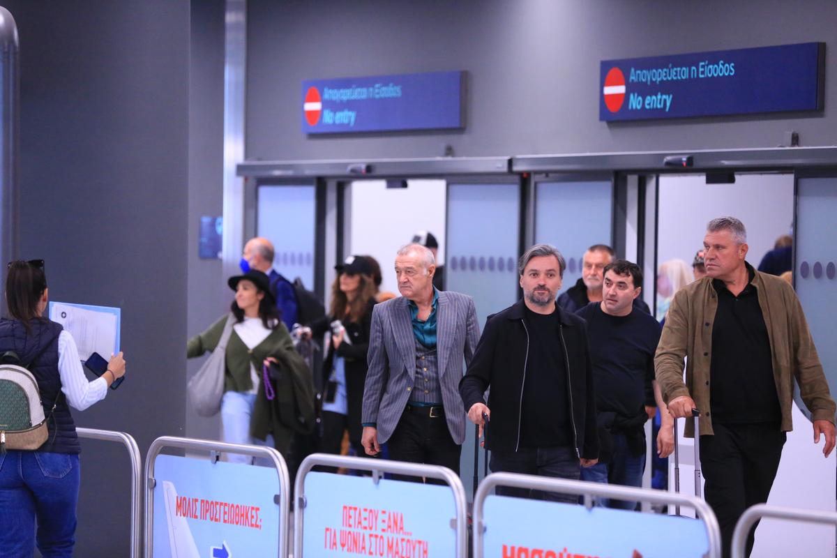 Ionuț Luțu, apariție rară » Cocoșat de bagajele lui Becali: imagini inedite surprinse de GSP la Salonic, înainte de PAOK - FCSB