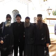 Gigi Becali la Biserica Sf. Grigorie Palama din Salonic FOTO: Ionuţ Iordache (GSP)