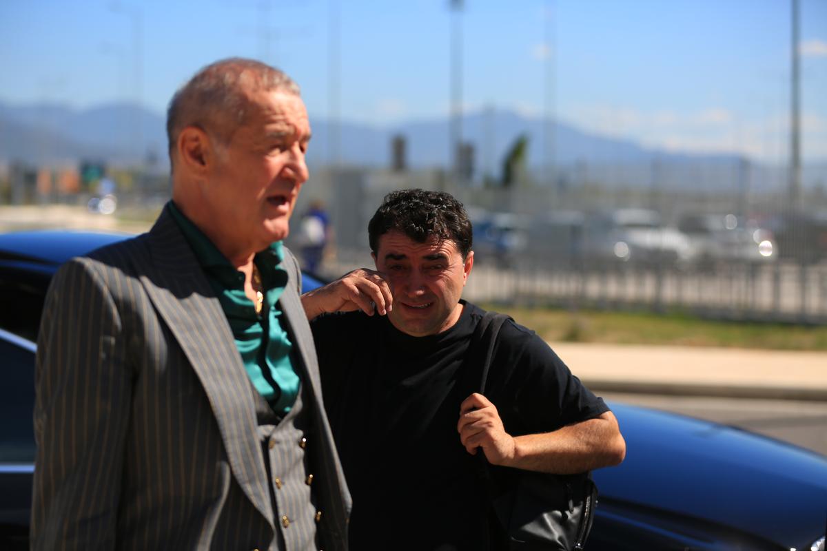 Ionuț Luțu, apariție rară » Cocoșat de bagajele lui Becali: imagini inedite surprinse de GSP la Salonic, înainte de PAOK - FCSB