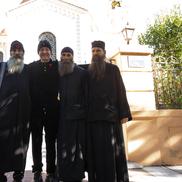 Gigi Becali la Biserica Sf. Grigorie Palama din Salonic FOTO: Ionuţ Iordache (GSP)