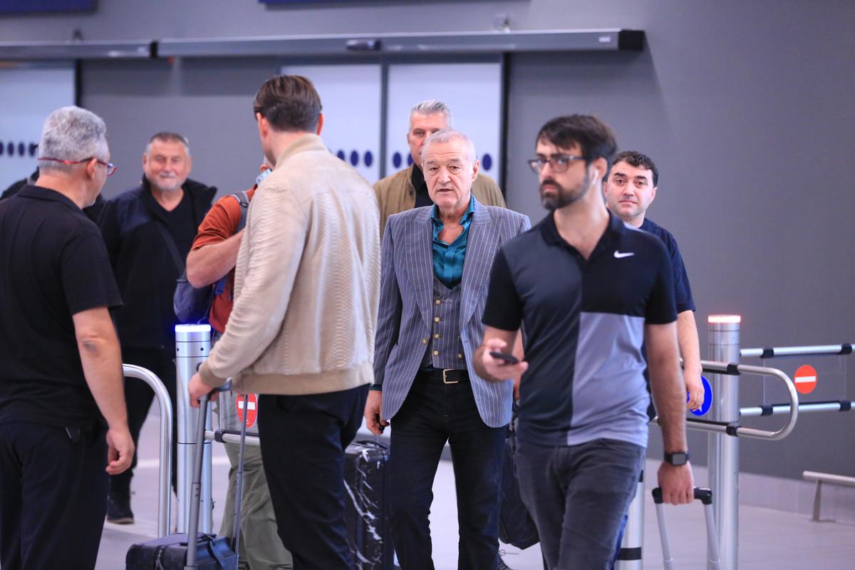 Sosire FCSB, Gigi Becali, Luțu la Salonic