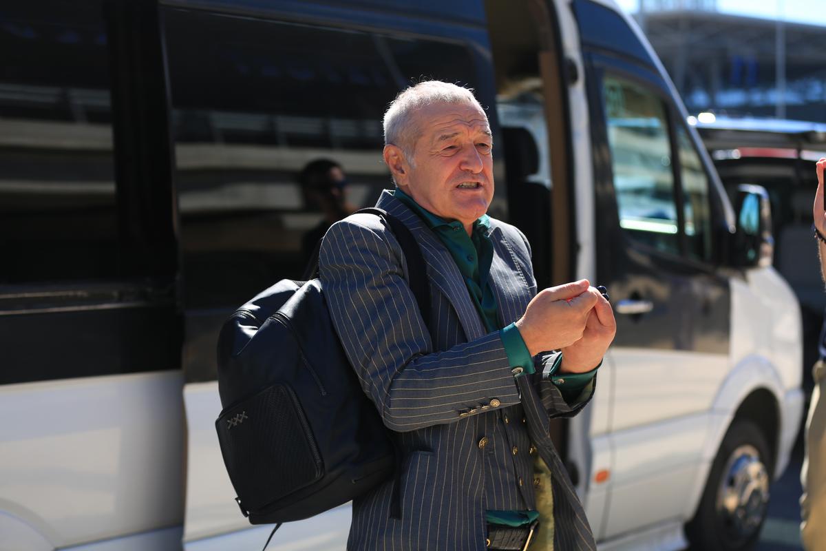 Sosire FCSB, Gigi Becali, Luțu la Salonic