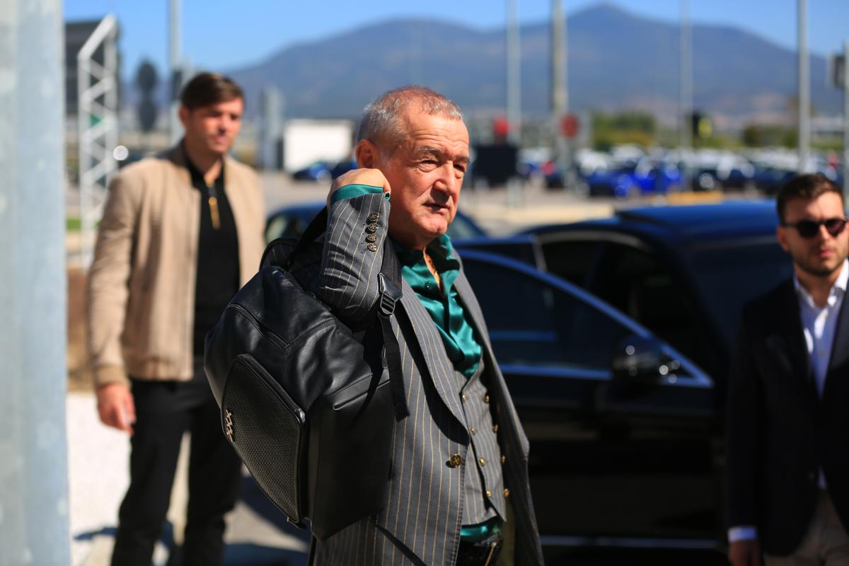 Sosire FCSB, Gigi Becali, Luțu la Salonic
