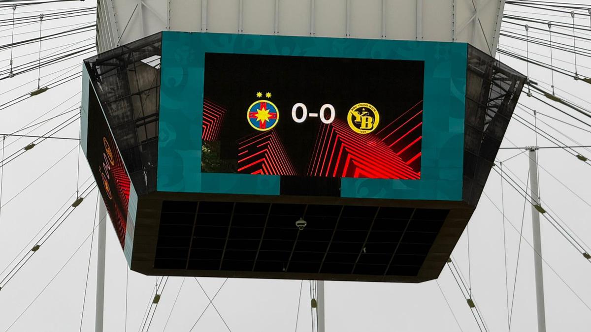 Peluza Nord și-a schimbat locul pe Arena Națională la FCSB - Young Boys, după sancțiunea aplicată de UEFA