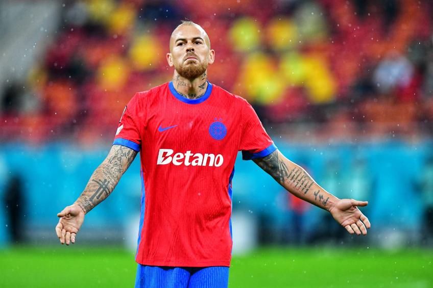 Denis Alibec, în FCSB - Young Boys/ foto: Cristi Preda (GSP)