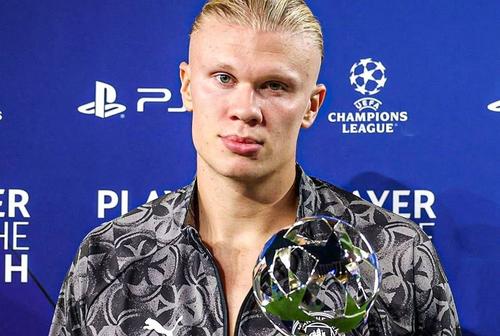Erling Haaland, un MVP trist. FOTO: Instagram