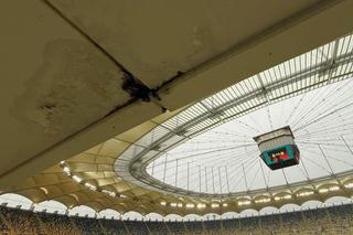 Imagini uluitoare de la Arena Națională înainte de FCSB - Young Boys » Ploaia s-a infiltrat prin tavanul lojilor
