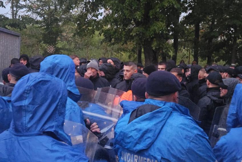 Incidente la porți între galeria lui Young Boys și Jandarmerie