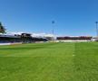 Stadionul Strandvallen și satul Hallevik din Suedia