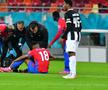 Malcom Edjouma s-a accidentat în FCSB - Young Boys/ foto: Cristi Preda (GSP)