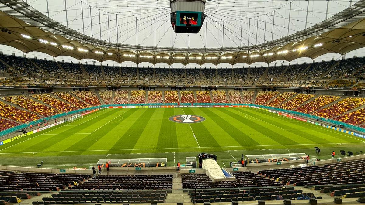 Peluza Nord și-a schimbat locul pe Arena Națională la FCSB - Young Boys, după sancțiunea aplicată de UEFA