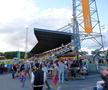 Stadionul Strandvallen și satul Hallevik din Suedia