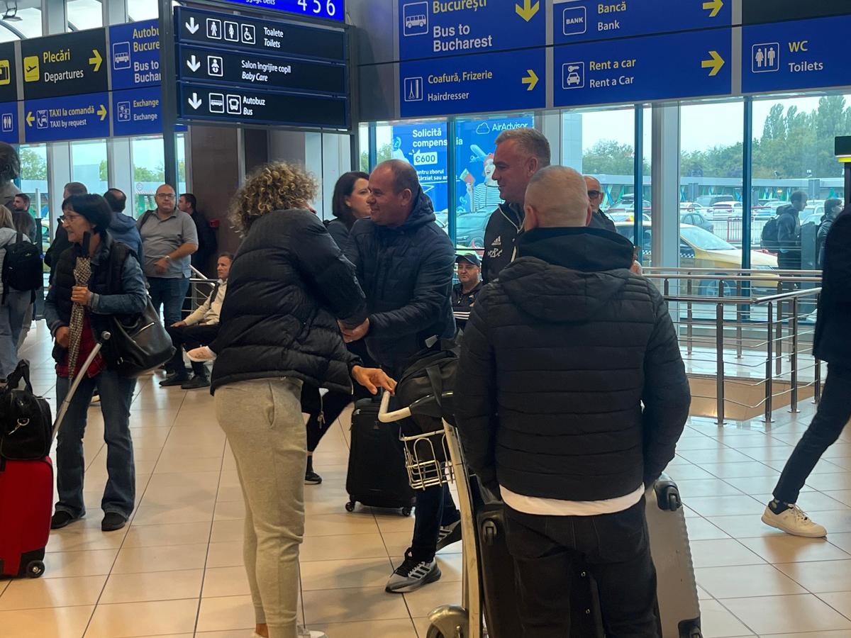 Papeau a ajuns pe aeroportul din Otopeni
