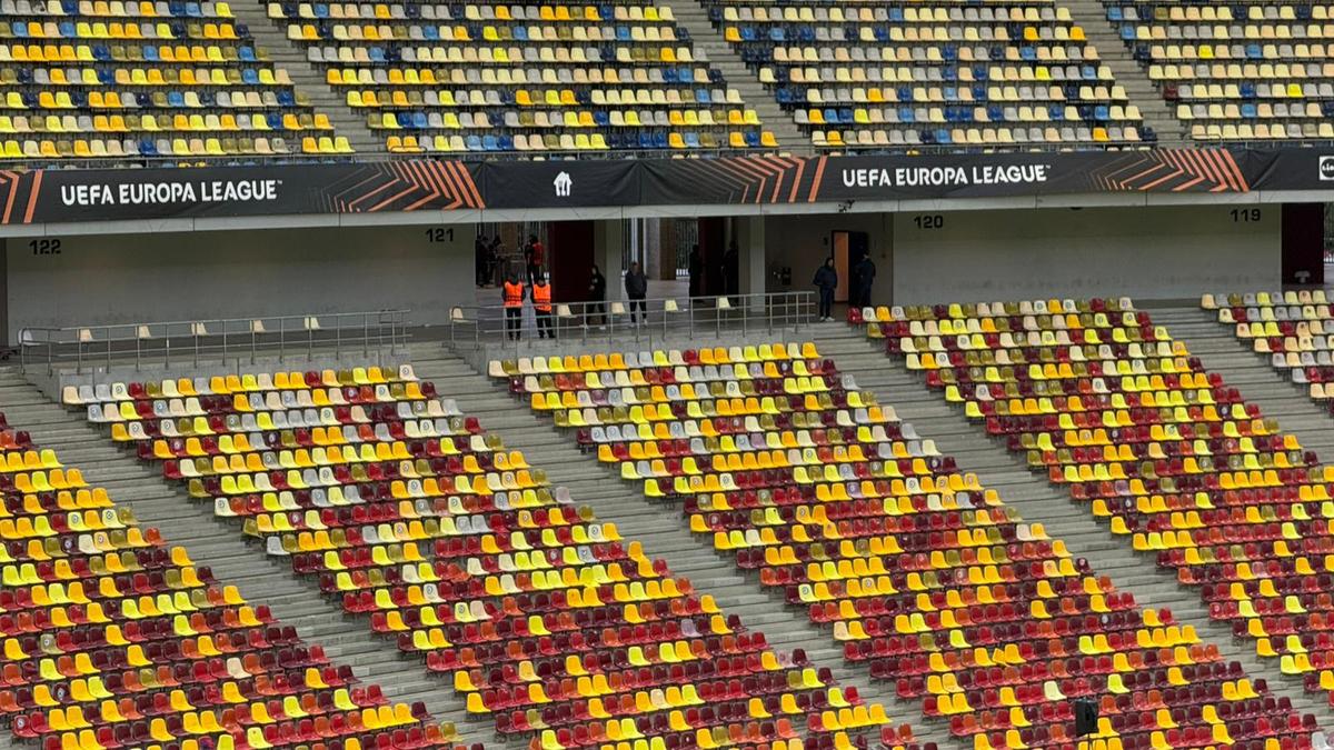 Peluza Nord și-a schimbat locul pe Arena Națională la FCSB - Young Boys, după sancțiunea aplicată de UEFA
