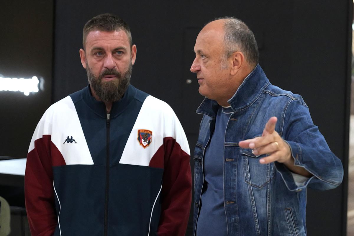 Daniele De Rossi, întâlnire cu Dan Șucu înainte de amicalul Rapid - Genoa