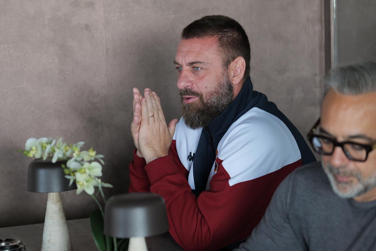 Daniele De Rossi, întâlnire cu Dan Șucu înainte de amicalul Rapid - Genoa