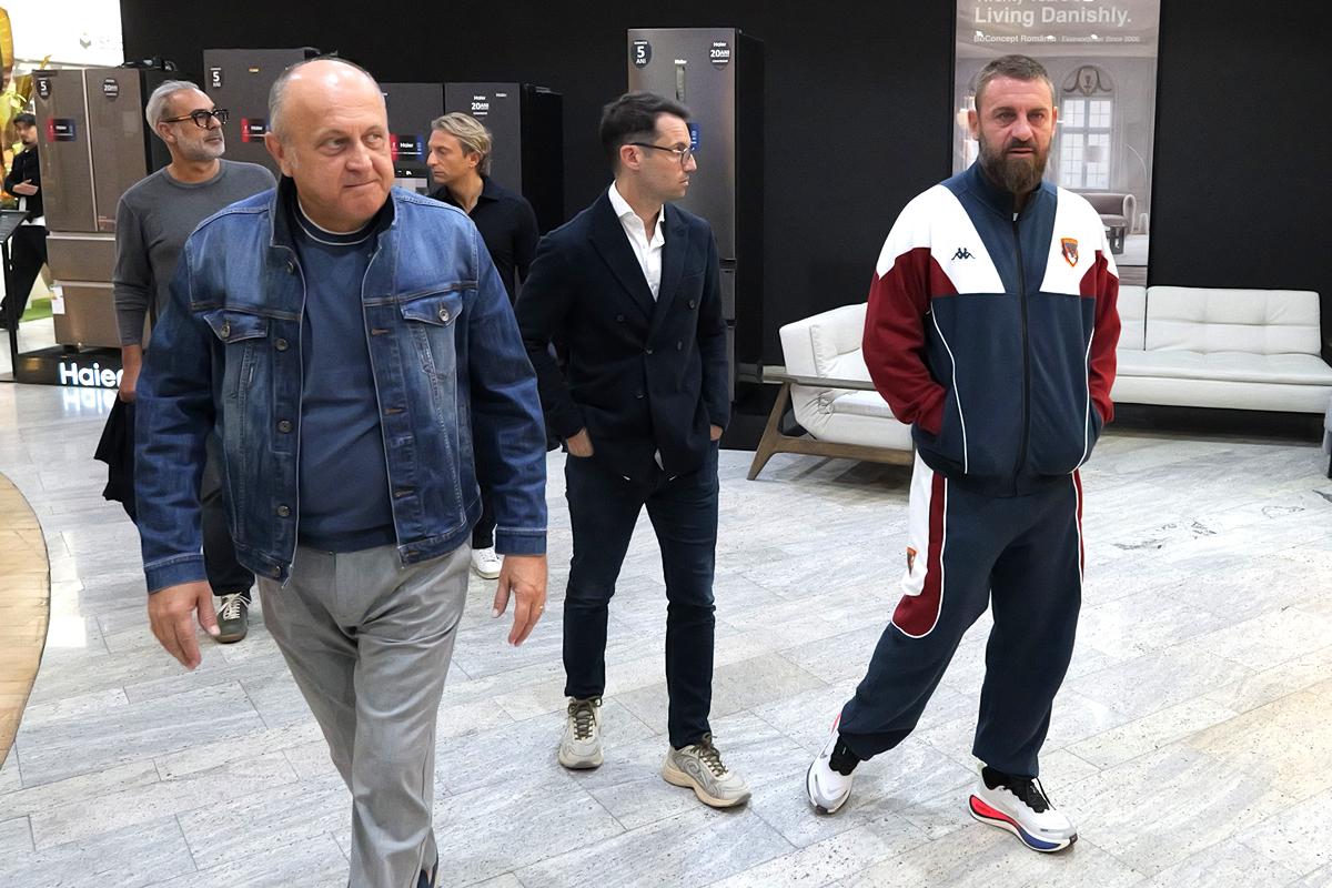 Daniele De Rossi, întâlnire cu Dan Șucu înainte de amicalul Rapid - Genoa