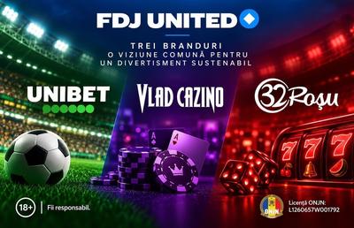 FDJ UNITED continuă pe piața din România încă 10 ani: ONJN i-a acordat o nouă licență pentru cele 3 branduri din portofoliu