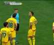 Drăgușin, cartonaș roșu în Polonia - România / FOTO: Captură TV @Antena 1