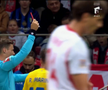 Drăgușin, cartonaș roșu în Polonia - România / FOTO: Captură TV @Antena 1