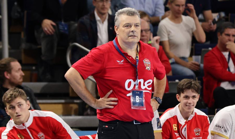 Xavier Pascual, antrenorul lui Veszprem/ Foto: Imago Veszprem, noua campioană mondială a cluburilor » Xavier Pascual, entuziasmat: „Cel mai bun meci de când sunt aici”