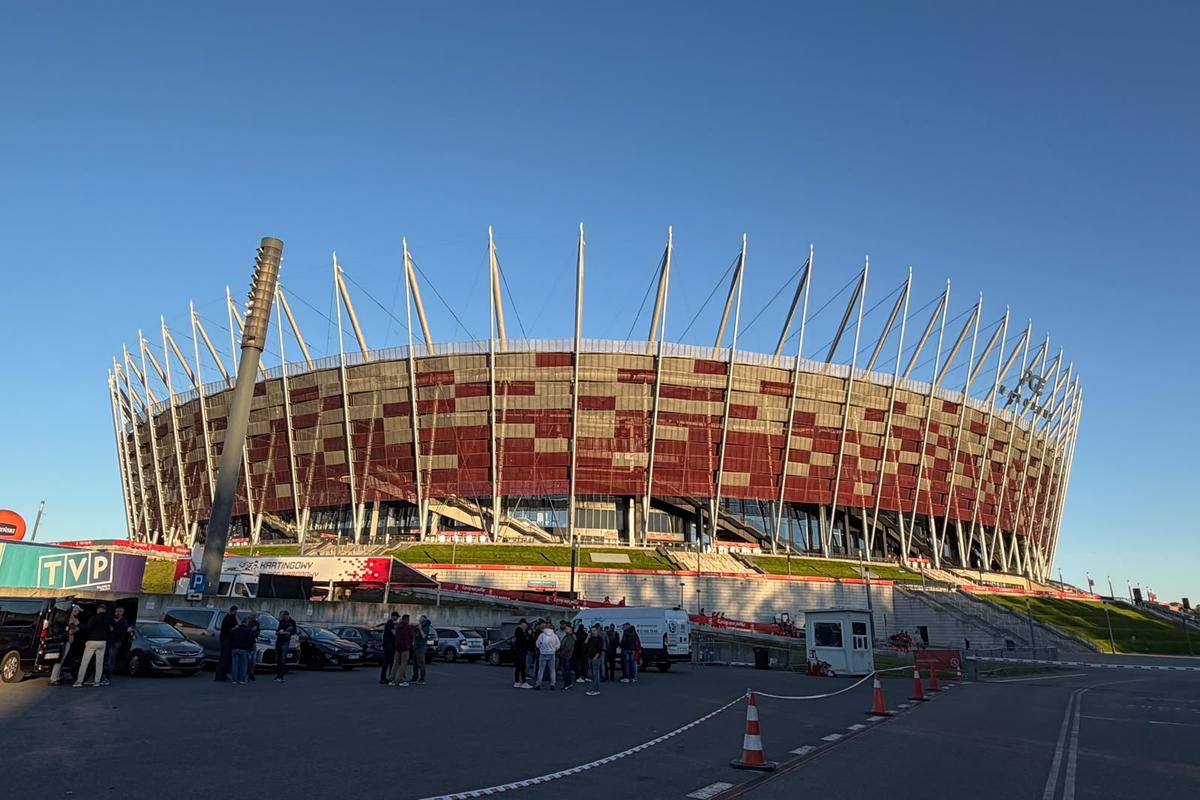 Imagini de la Stadionul Naţional din Varşovia înainte de Polonia - România // FOTO: Ionuţ Iordache (GSP)