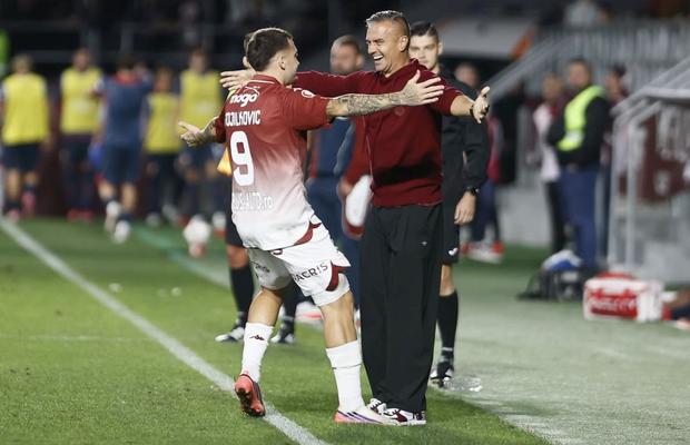Rapid a învins-o clar pe „sora” Genoa! Amical cu incidente în Giulești
