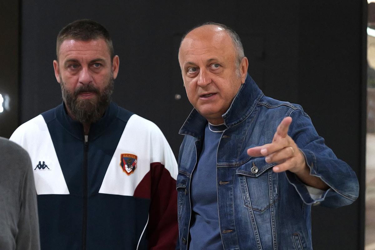 Daniele De Rossi, întâlnire cu Dan Șucu înainte de amicalul Rapid - Genoa