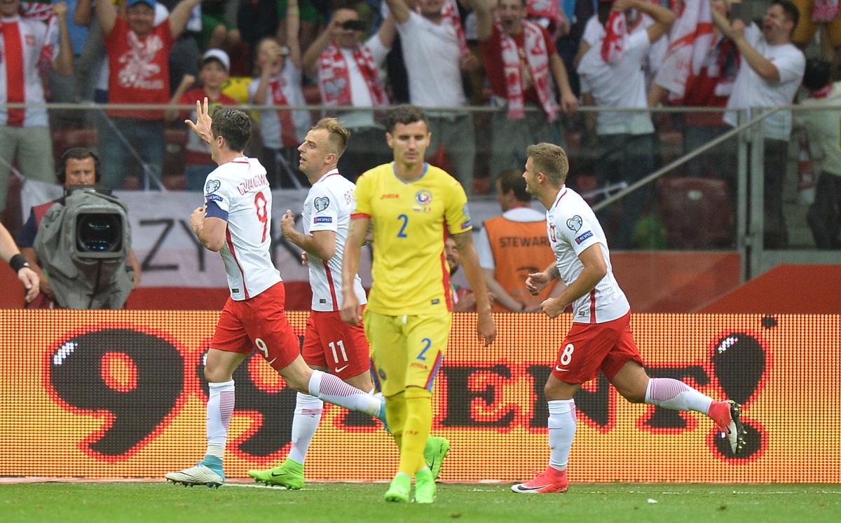 Imagini din Polonia - România, din iunie 2017