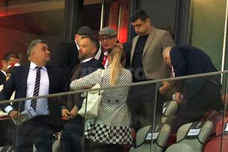 George Simion și-a făcut apariția în tribune la Polonia - România
