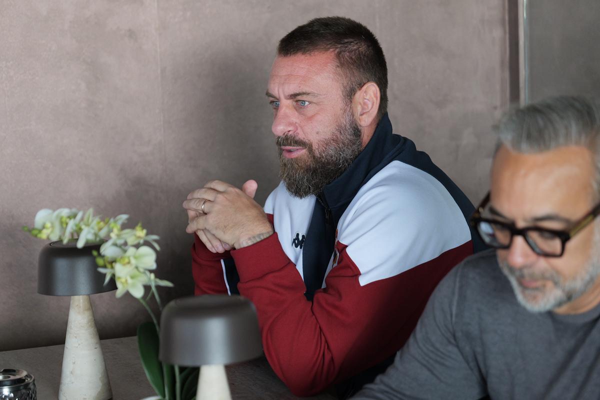 Daniele De Rossi, întâlnire cu Dan Șucu înainte de amicalul Rapid - Genoa