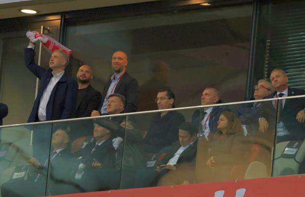 Reacția lui Răzvan Burleanu la golul de 4-0 din Polonia - România, în timp ce 1.000 de români îi cereau demisia