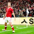 Rasmus Hojlund a marcat în poarta Portugaliei și s-a bucurat în stilul lui Cristiano Ronaldo/ Foto: Imago
